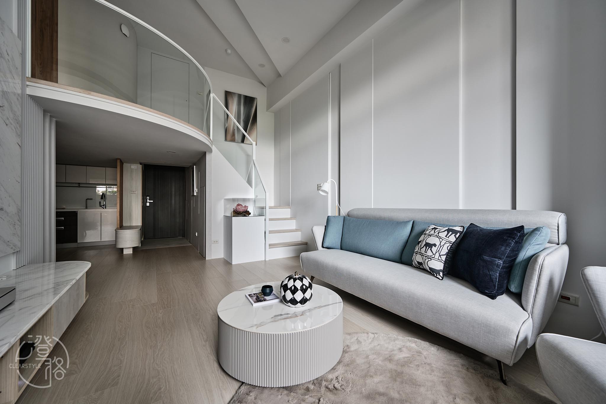 室內設計案例分享—台北市32坪低調優雅的現代美宅